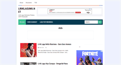 Desktop Screenshot of liriklagumu.net